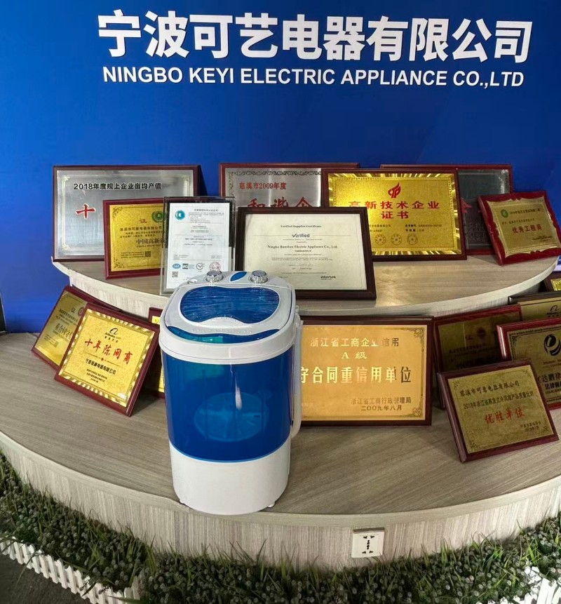 Mini pračka DC 2026 od Keyi Electric zajišťuje certifikaci EU CE, přenositelnost a shodu s různými požadavky