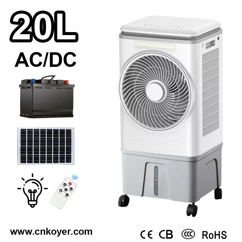Jak přenosný ventilátor s odpařovacím vzduchovým chladičem zlepšuje účinnost vnitřního chlazení?