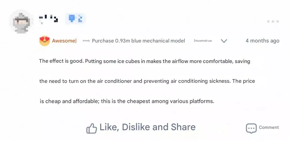 Industrial Rechargeable Air Cooler Fan