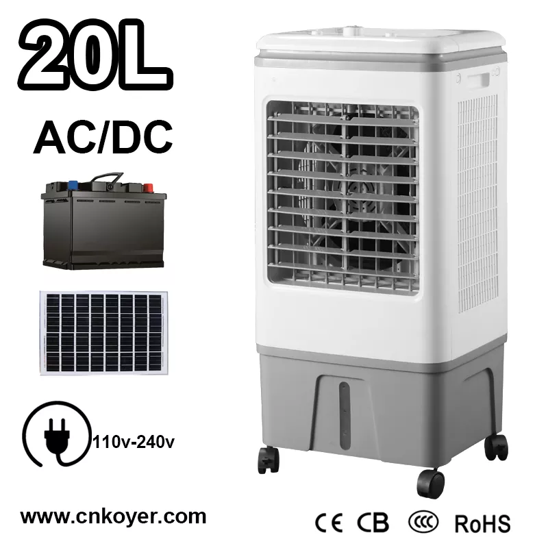 Dobíjecí ventilátor AC DC Air Cooler