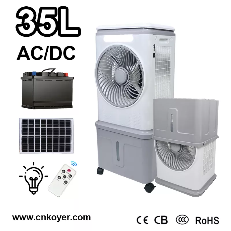 Malý solární ventilátor chladiče vzduchu